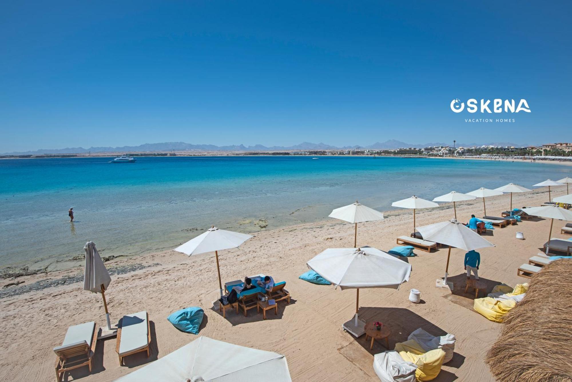 Oskena Azzurra Sahl Hasheesh Apartment Hurghada Bagian luar foto
