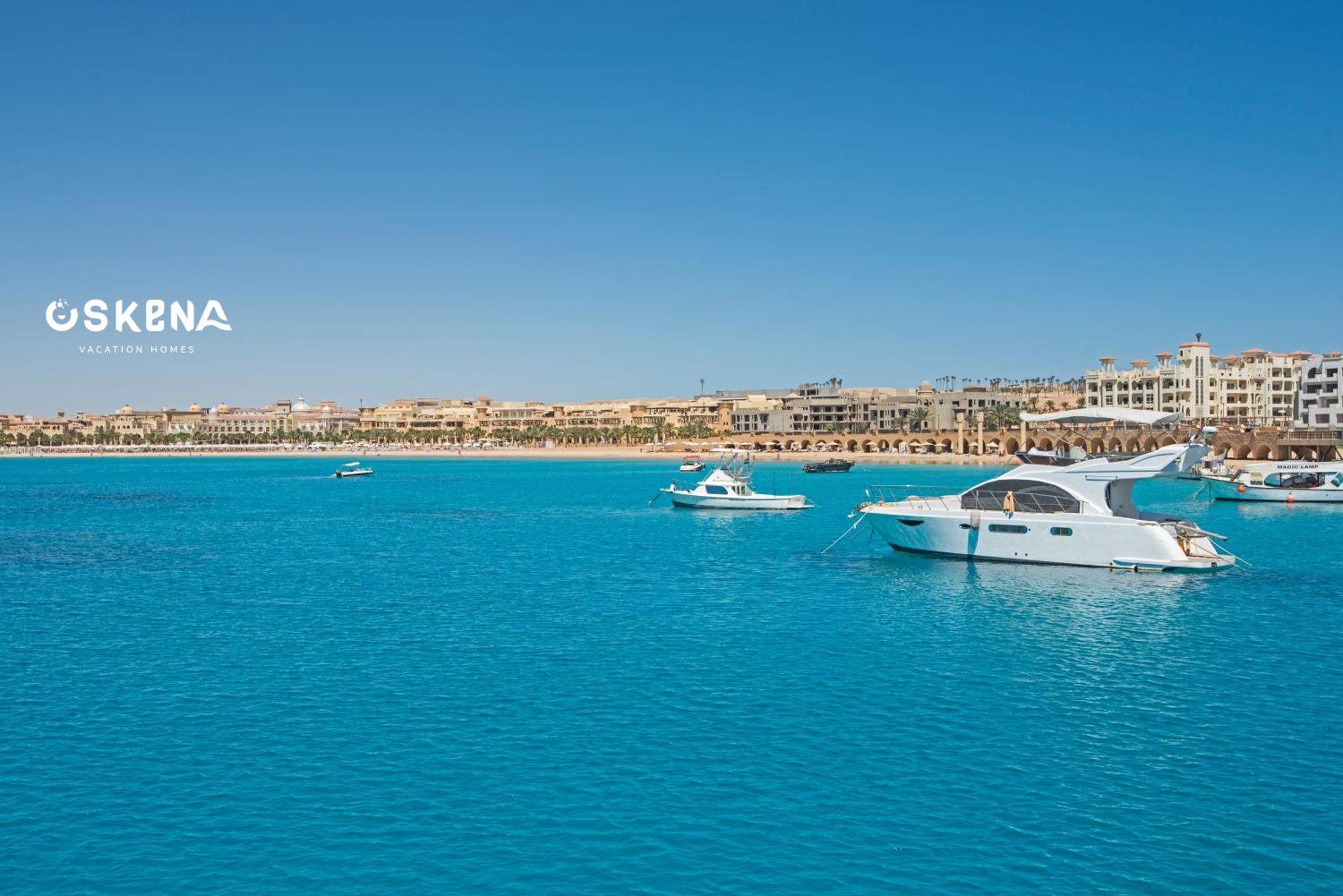 Oskena Azzurra Sahl Hasheesh Apartment Hurghada Bagian luar foto