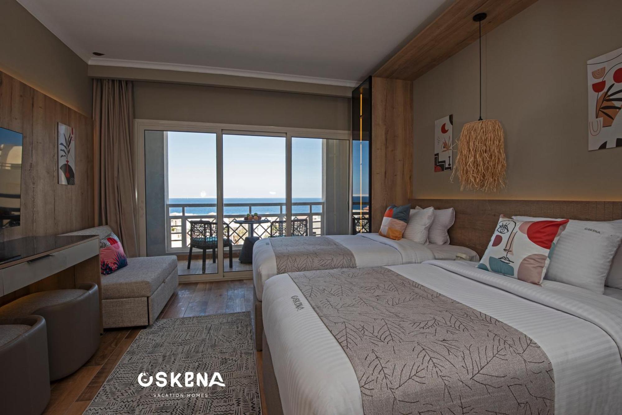 Oskena Azzurra Sahl Hasheesh Apartment Hurghada Bagian luar foto