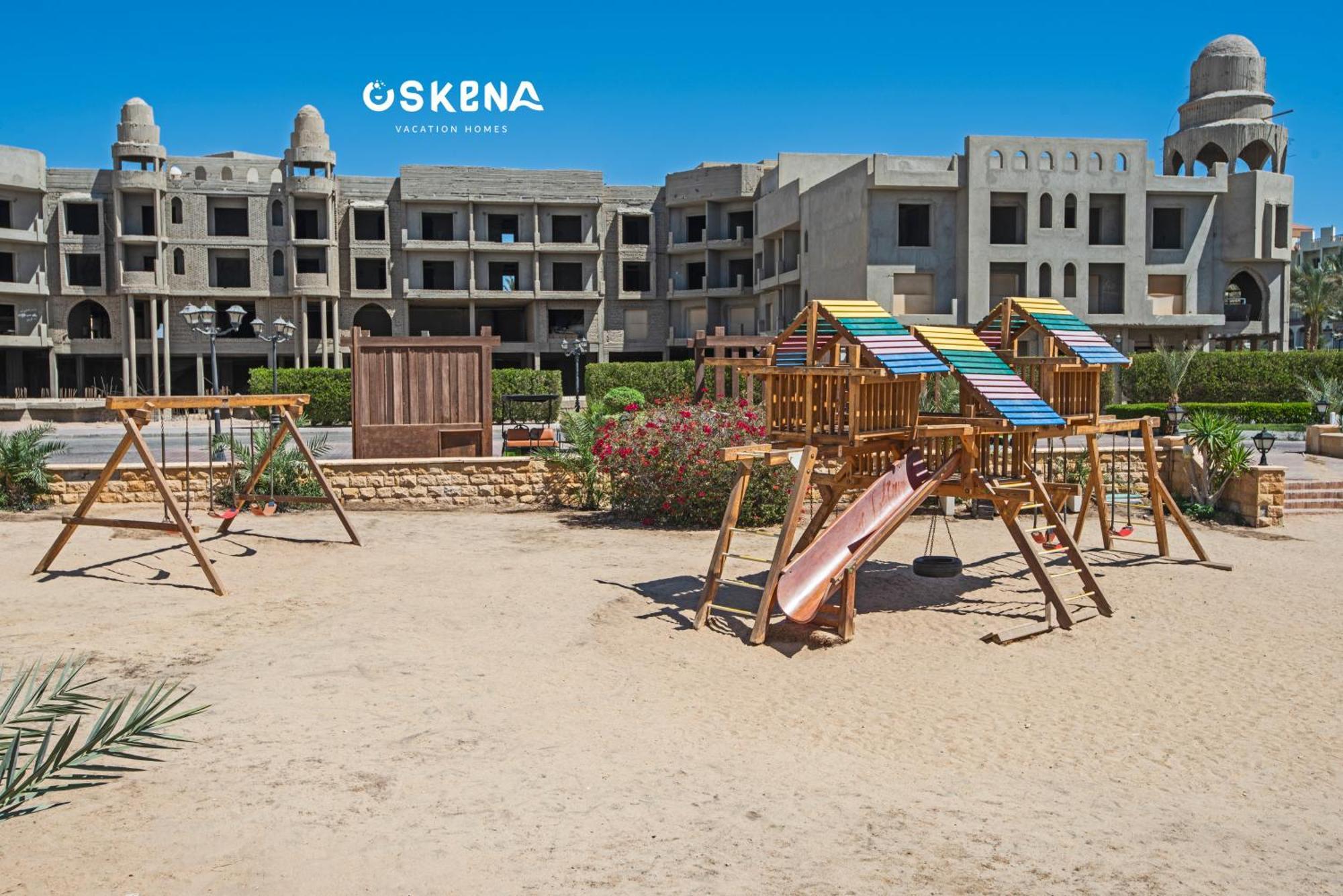 Oskena Azzurra Sahl Hasheesh Apartment Hurghada Bagian luar foto