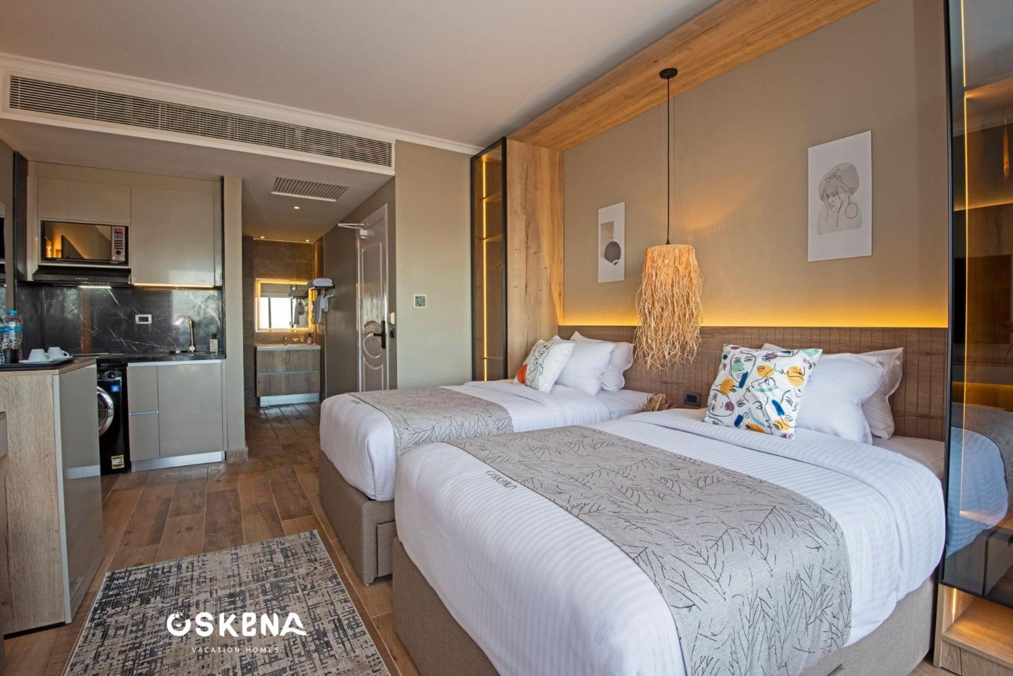 Oskena Azzurra Sahl Hasheesh Apartment Hurghada Bagian luar foto